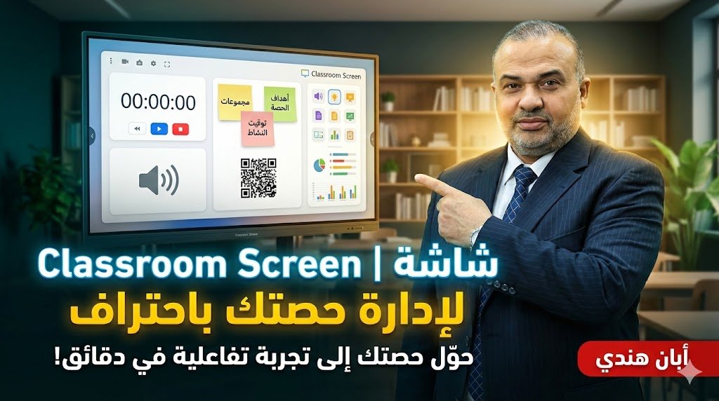شاشة لإدارة حصتك باحتراف classroomscreen